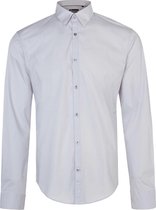 WE Fashion Heren slim fit overhemd met stretch -Maat XL