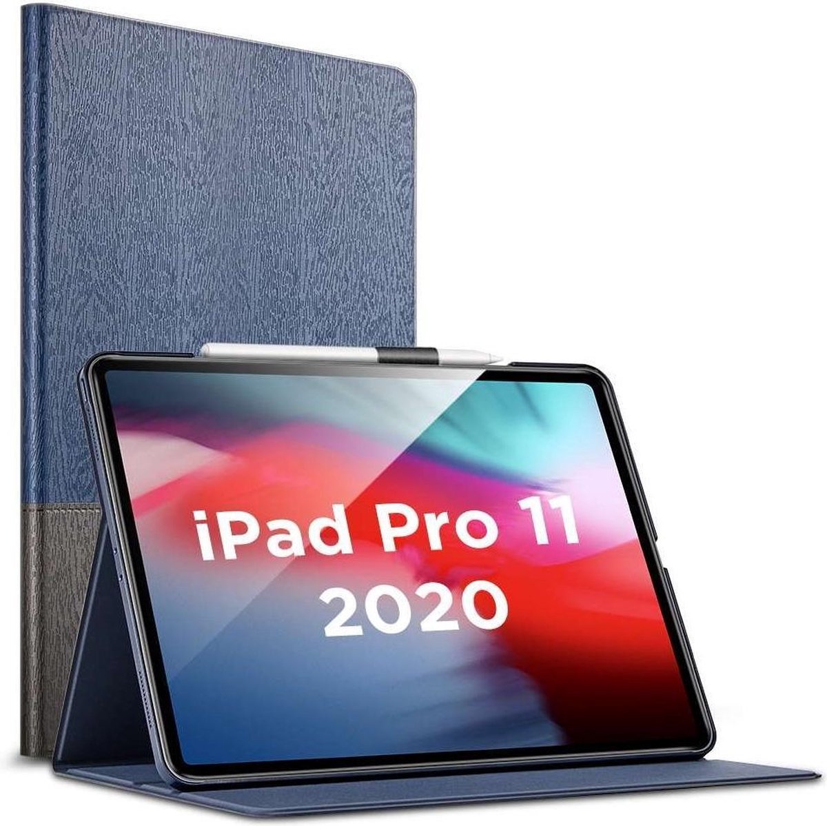 Fold Case ESR | Apple iPad Pro 11 (2020) Simplicity Holder Case - Donkerblauw
