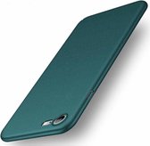 geschikt voor Apple iPhone SE 2020 / SE 2022 ultra thin case - groen + Glazen screen protector