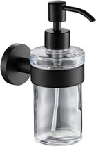 Plieger Vigo - Distributeur de savon en verre - Avec support - Noir mat