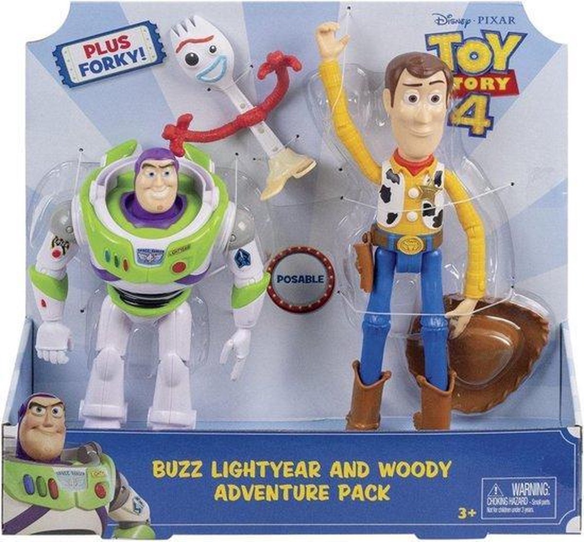 Toy Story 4 - Pack aventure - Mattel - avec Woody, Buzz et Forky | bol
