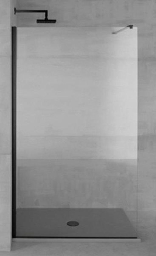 Plieger Panorama douchewand 6mm 78/80x200cm zonder stabilisatiestang