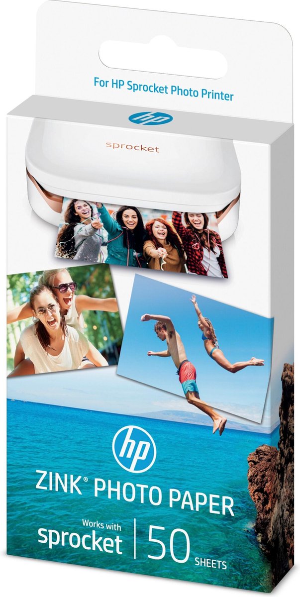 HP Sprocket zelfklevend fotopapier - 50 vel | bol.com