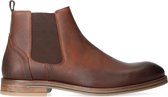 Sacha - Heren - Bruine leren chelsea boots - Maat 44