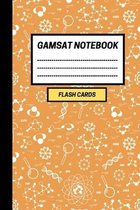GAMSAT Notebook: Create your own GAMSAT Flash cards. Includes a Spaced Repetition and Lapse Tracker (480 cards)
