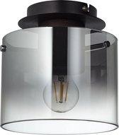 BRILLIANT lamp Beth plafondlamp 20cm koffie / rookglas | 1x A60, E27, 60W, gf normale lampen niet gespecificeerd Geschikt voor LED-lampen | Dimbaar bij gebruik van geschikte lampen