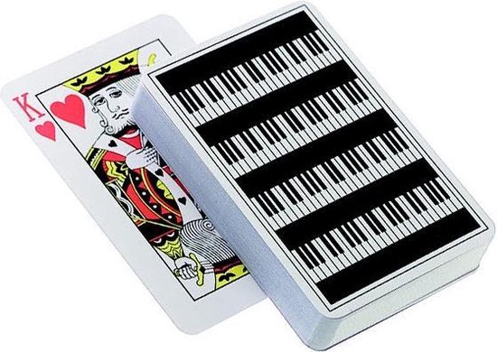 Afbeelding van het spel Speelkaarten met pianotoetsen