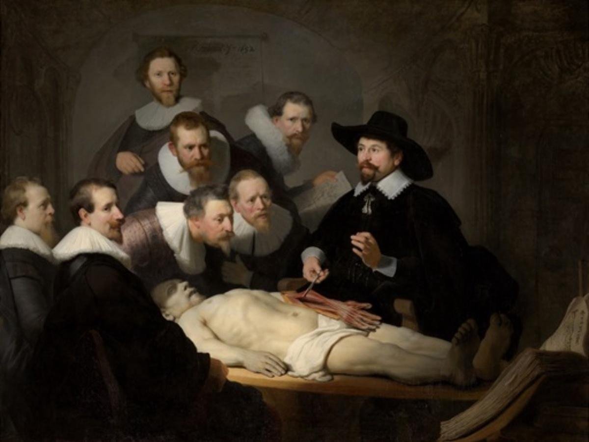 Diamond Painting De anatomische les van Dr. Nicolaes Tulp 60x80cm. (Volledige...