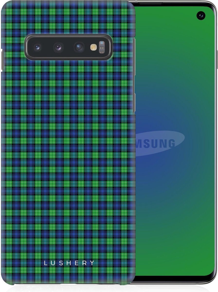 Lushery Hard Case voor Samsung Galaxy S10 - Touch of Tartan