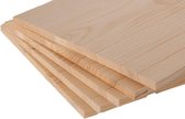 Set van 5 houten breekplanken 30x30x1.5