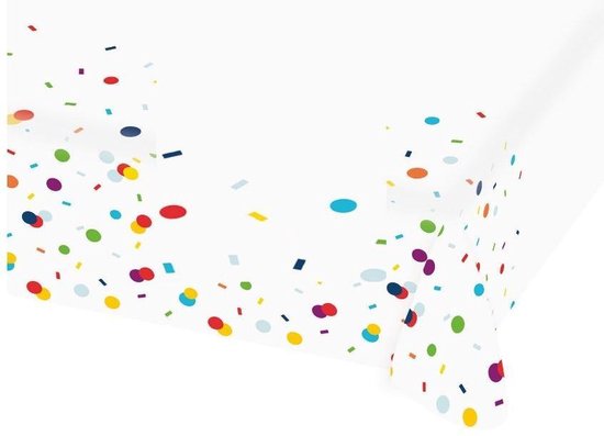 Amscan - Tafelkleed Confetti Verjaardag (115 x 175 cm)