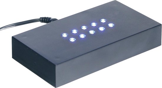 ONEVER 3D-led-nachtlampvoet, 16 kleuren led-sokkel, acryl lichtsokkel