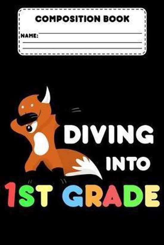 Composition Book Diving Into 1st Grade 9781686054495 Light And Dark