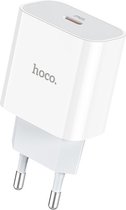 HOCO C76A Speed Source PD3.0 Single-poort 18W oplader - Power Delivery oplader - Voor Apple iPhone - Wit