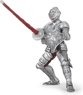 Speelfiguur - Mens - Ridder - In zilverkleurig harnas