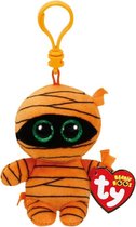 TY Beanie Halloween Mask Mummy sleutelhanger clip oranje