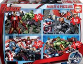Educa The Avengers - Multi 4 Puzzles