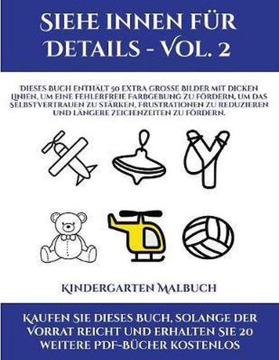 Kindergarten Malbuch (Siehe Innen Fur Details - Vol. 2) - cover