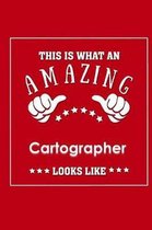 This is What an Amazing Cartographer Look Like: Appreciation Gift Journal for Employee, Coworker or Boss