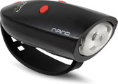 Mini Hornit NANO Fietslicht met Geluidseffecten - Zwart/Rood