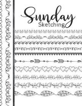 Sunday Sketching: Day Of The Week Sketchbook Activity Book Gift For Women & Girls - Daily Sketchpad To Draw And Sketch In