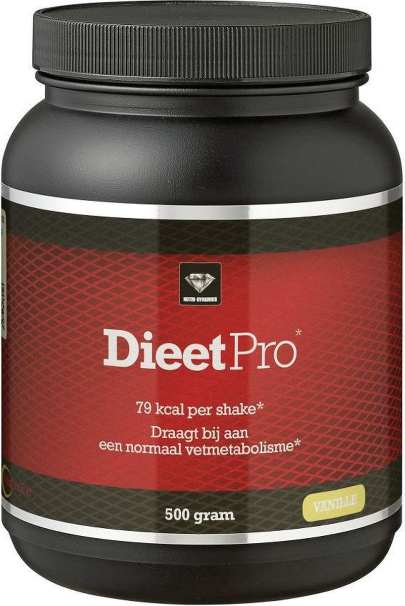 Nutri Dynamics Dieet Pro Vanille Eiwitshake - 500 gram