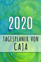 2020 Tagesplaner von Caja: Personalisierter Kalender für 2020 mit deinem Vornamen