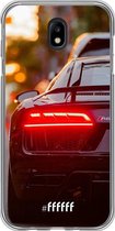 Samsung Galaxy J7 (2017) Hoesje Transparant TPU Case - Audi R8 Back #ffffff