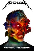 Razamataz Poster - Metallica Hardwired To Self Destruct Flag - 110 X 75 Cm - Multicolor