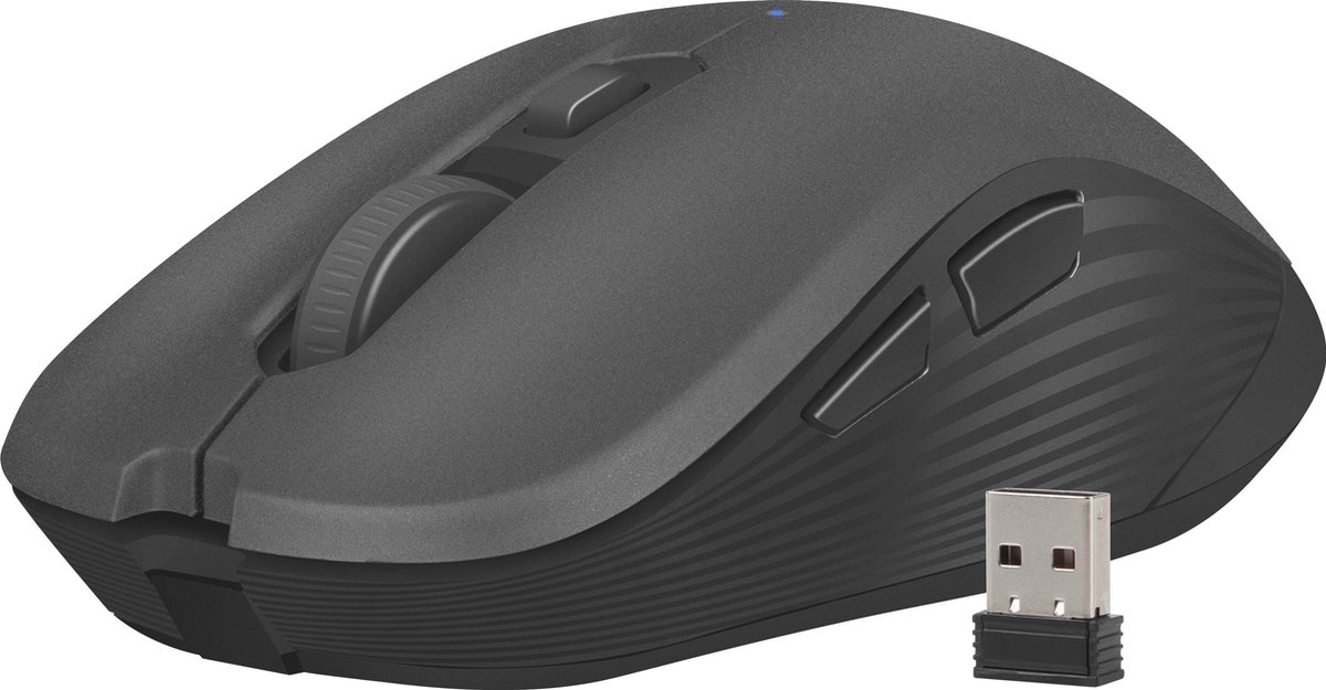 Wireless Mouse Natec ROBIN 1600 DPI Black