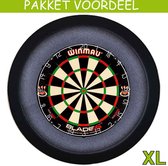 Dartbord Verlichting Voordeelpakket Pro + Dual Core + Dartbordverlichting Basic XL(Zwart)
