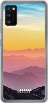 Samsung Galaxy A41 Hoesje Transparant TPU Case - Golden Hour #ffffff