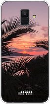 Samsung Galaxy A6 (2018) Hoesje Transparant TPU Case - Pretty Sunset #ffffff