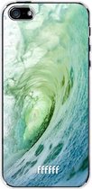 iPhone SE (2016) Hoesje Transparant TPU Case - It's a Wave #ffffff
