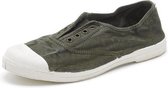 Natural World Sneakers Ingles Elastico Kaki - 100% bio katoen - 37