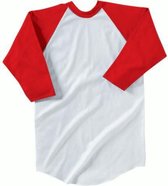 Honkbal Ondershirt, Rood: Large