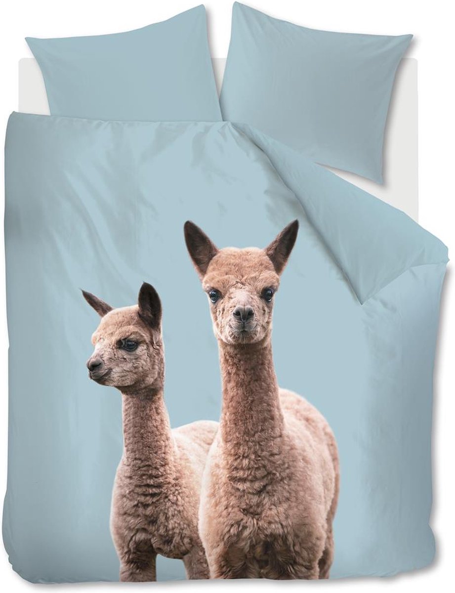Ambiante Inca dekbedovertrek - Tweepersoons - 200x200/220 - Blauw