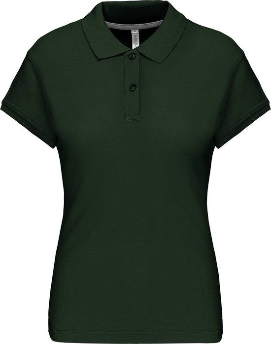 Polo femme manches courtes avec boutons marque Kariban Forest Green - L