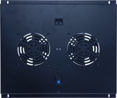 DSIT Fan-pakket met 2 ventilatoren en thermostaat geschikt voor 600mm diepe serverkasten