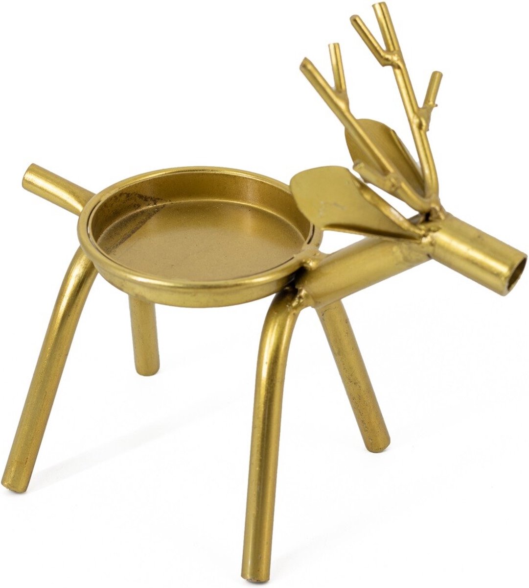 Waxinehouder hert goud