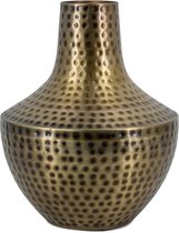 Vase en métal doré