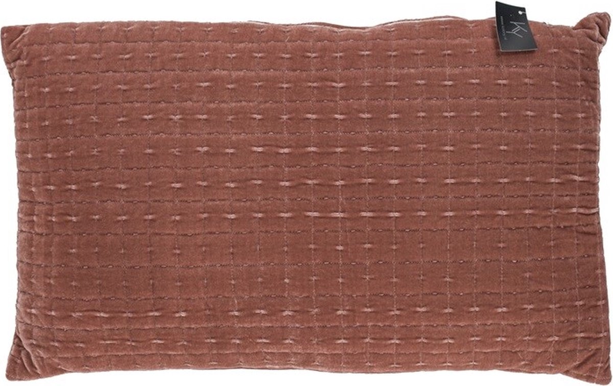 HomeBound by KY | Kussen velours roze | 30x50cm | kussen velours