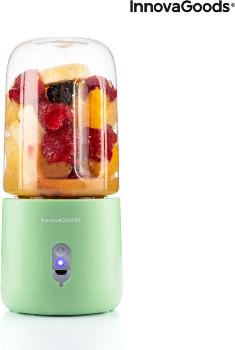 Innovagoods - Smoothie blender - Oplaadbaar - Voor Op Werk - Groen