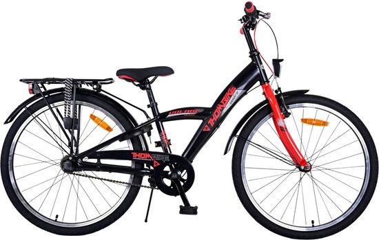 Vélo pour enfants Volare Thombike - Garçons - 24 pouces - Rouge - 3 vitesses