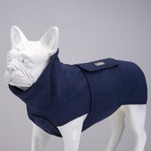 Lindo Dogs - Hondenjas - Hondenkleding - Honden sweatshirt - Fleece - Navy Blue - Blauw - Maat 7