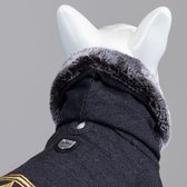 Lindo Dogs - Hondenjas - Hondenkleding - Honden sweatshirt - Army - Zwart - Maat 6