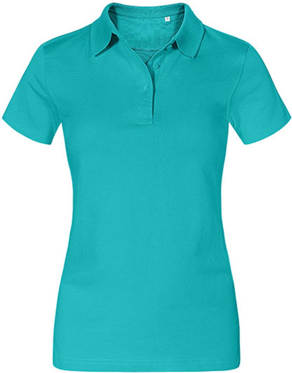 Damespolo 'Jersey' met korte mouwen Jade - M