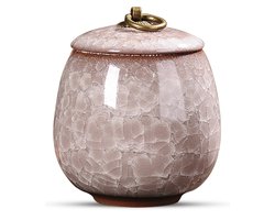 Luxe Urn 170 ML - Crematie Urn - Uniek - Voor Huisdieren of Menselijk As - Crematie As - Mini Urn - Decoratie Urn - ROZE