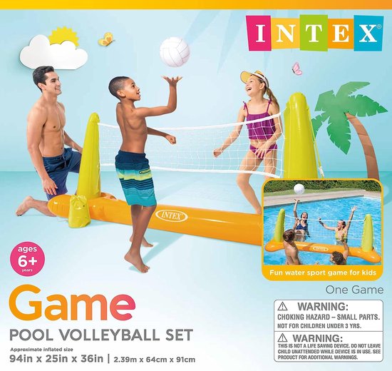 INTEX - Jeu de natation - jeu de piscine - jeu d'eau - jouet aquatique -  volley-ball... | bol.com