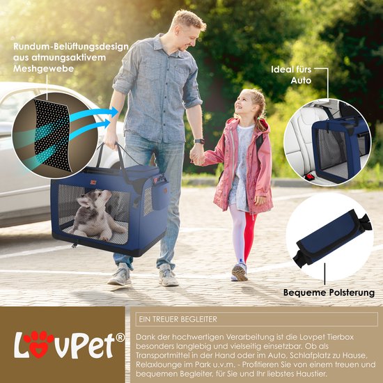 Caisse De Transport Pliable Pour Chien, 28 Pouces, Hiccpule, 3 Portes, Côté Souple, Noir, Petit/moyen Chien